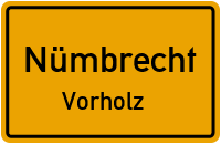Straßenverzeichnis Nümbrecht Vorholz