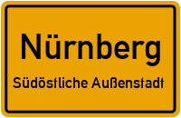 Große Straße in NürnbergSüdöstliche Außenstadt