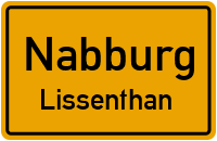 Straßenverzeichnis Nabburg Lissenthan