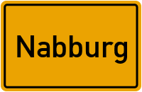 Ortsschild Nabburg