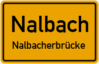 Enspfuhlstraße in NalbachNalbacherbrücke