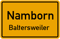 Bahnhofstraße in NambornBaltersweiler
