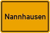 Ortsschild von Gemeinde Nannhausen in Rheinland-Pfalz