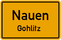 Gohlitzer Dorfstraße in NauenGohlitz