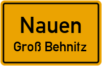 Behnitzer Dorfstraße in NauenGroß Behnitz