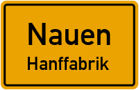 Siedlerstraße in NauenHanffabrik
