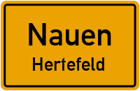 Hertefelder Dorfstraße in NauenHertefeld