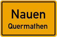 Quermathener Weg in NauenQuermathen
