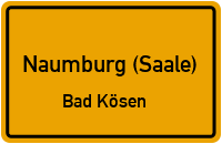 Bergrat-Backs-Straße in Naumburg (Saale)Bad Kösen