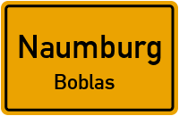 Boblaser Straße in NaumburgBoblas