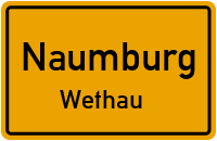 Friedensstraße in NaumburgWethau