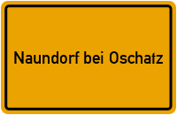 City Sign Naundorf bei Oschatz