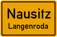 Dorfstraße in NausitzLangenroda