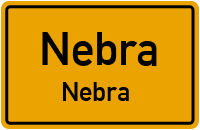 Laternengasse in NebraNebra