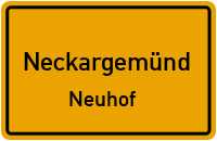 Hofwaldweg in 69151 Neckargemünd (Neuhof)