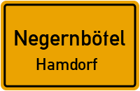 Hamdorfer Dorfstraße in NegernbötelHamdorf