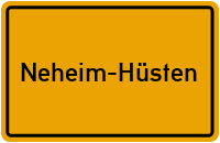 Ortsschild Neheim-Hüsten