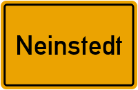 Ortsschild von Gemeinde Neinstedt in Sachsen-Anhalt