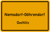 Wiesenweg in Nemsdorf-GöhrendorfOechlitz