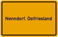 City Sign Nenndorf, Ostfriesland