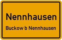Buckower Dorfstraße in NennhausenBuckow b Nennhausen