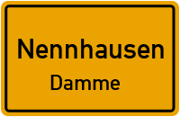 Zuwegung Zur Dorfstraße in NennhausenDamme