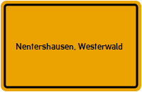 City Sign Nentershausen, Westerwald