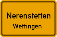Ortsstraße in NerenstettenWettingen