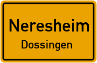 Talstraße in NeresheimDossingen