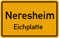 Eichplatte in NeresheimEichplatte