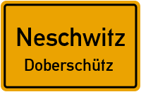 Doberschützer Hauptstraße in NeschwitzDoberschütz