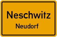 Alte Poststraße in NeschwitzNeudorf