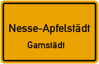 Neue Gasse in Nesse-ApfelstädtGamstädt