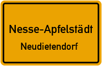 Straße Des Friedens in Nesse-ApfelstädtNeudietendorf
