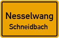Schneidbach in NesselwangSchneidbach
