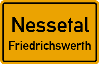 Planweg in NessetalFriedrichswerth