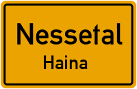 Marktstraße in NessetalHaina