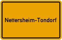 Ortsschild Nettersheim-Tondorf
