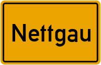 Ortsschild von Gemeinde Nettgau in Sachsen-Anhalt