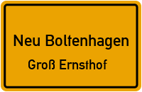 Schwarzer Weg in Neu BoltenhagenGroß Ernsthof