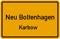 Waldweg in Neu BoltenhagenKarbow