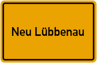 City Sign Neu Lübbenau
