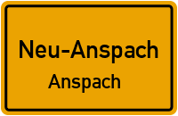Straßenverzeichnis Neu-Anspach Anspach