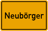 City Sign Neubörger