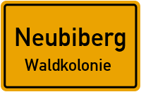 Waldstraße in NeubibergWaldkolonie