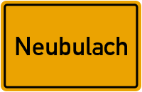 Eichbuschweg in 75387 Neubulach