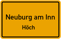 Straßen in Neuburg am Inn Höch