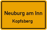 Straßen in Neuburg am Inn Kopfsberg
