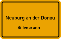 Obere Leitenbergstraße in Neuburg an der DonauBittenbrunn