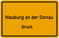 Straßen in Neuburg an der Donau Bruck